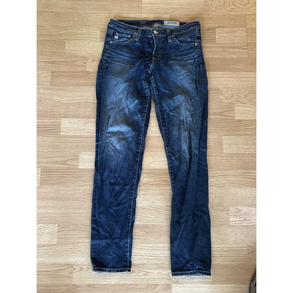 Ag Adriano Goldschmied The Stilt Cigarette Leg Jean Low Rise Size 27R